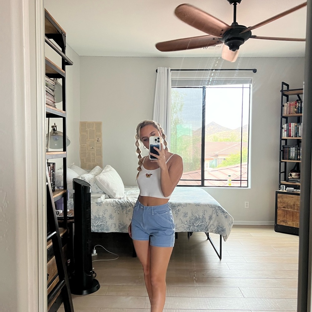 Lavender Dickies Shorts